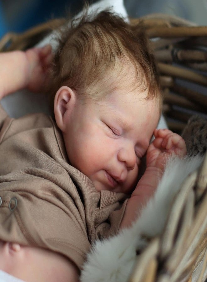 MAIHAO Realistic Reborn Baby Dolls Boy Lifelike Baby Dolls 19-Inch Reborn Doll Boy Vinyl Body Sleeping Newborn Real Life Baby Gifts/Toys for Collection & Kids Age 3+ - Image 5